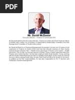 David McDaniel Profile PDF