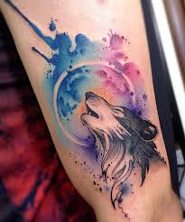Watercolor Wolf Tattoo Tattoo Watercolor Tattoo Watercolor Tattoo Models Dovme Dovme Fikirleri Tattoo