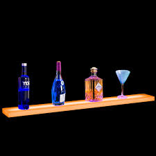 Illuminate your top shelf spirits with the led lighted liquor bottle display. Nurxiovo 36 Inch Led Lighted Liquor Bottle Display Stand Floating Lighting Bar Shelf Illuminated Home And Commercial Bar Wall Mounted Racks With Rf Remote Control Walmart Com Walmart Com