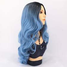 Even those with curly hair can use the micro link extension. Long Blue Hair Wig Buy Hair Extensions Wigs Online At Best Prices Club Factory
