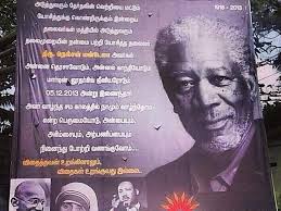 Morgan Freeman mistaken for Nelson Mandela in Coimbatore billboard