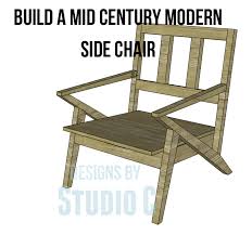 Build A Mid Century Modern Side Chair Modern Side Chairs Mid Century Modern Side Chairs Furniture Design Modern
