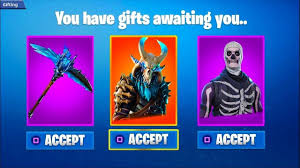 All skins leaked promo skins other outfits sets all packs. Gifting Item Shop Skins To Subscribers Live Free Fortnite Skins Shad Fortnite Moving Gifts Seasons
