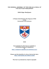 Edith MacQueen PhD thesis