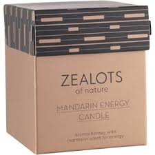 Scented candles Mandarin Energy Candle / Zealots of Nature | parfumdreams