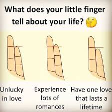 This is a good way to see how well you know your friend — or how well you don't. Image May Contain Text That Says What Does Your Little Finger Tell About Your Life Unlucky Experience Have One L Crazy Girl Quotes Friends Quotes Love Facts