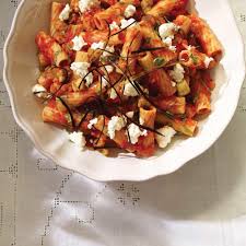 Rigatoni Alla Norma Rigatonis A L Aubergine Ricardo Recipe Rigatoni Alla Norma Rigatoni Recipes