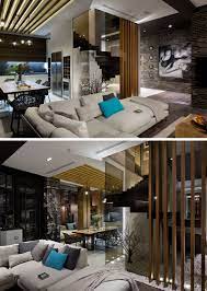 Showcase of your most creative interior design projects & home decor ideas. Materials Like Dark Brick Wood And Glass Are Used In The Interior Design Of This Contemporary Apartment
