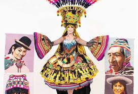 Desfile en traje de baño y en traje de gala. Lenka Nemer Presenta El Traje Tipico Que Lucira En El Miss Universo 2021