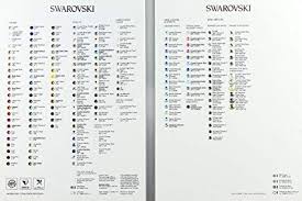 Swarovski Color Chart Foldable And Standing Board 2088 Xirius Flat Back Rhinestones Size And Color Variety