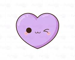 Kawaii Heart Clipart Cute Hearts Clip Art Valentine Love Etsy In 2020 Heart Clip Art Clip Art Funny Happy Face