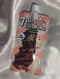 When missha came up with a new product called 7 days coloring hair treatment, i was impatient to try it because i always how to use: Review Missha 7 Days Coloring Hair Treatment Dew Baes