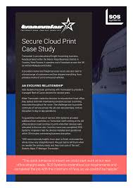 Secure Cloud Print Case Study