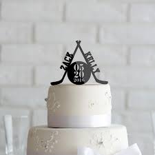anniversary cake topper personalized