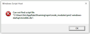 This option will find problems mainly for windows startup and if it is capable to resolve the problem ten it will do it automatically.and after completion of this to disable windows script host, create one of the following two registry entries (reg_dword) and set the value to 0 (you need to create the entry. Error When Windows Startup For Pm2 Startup Script Stack Overflow