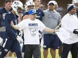 It Wasn T Easy But Byu S Tight Ends Stepped Up After Tragic Injury To Matt Bushman In 2020 Byu Football Tight End Byu