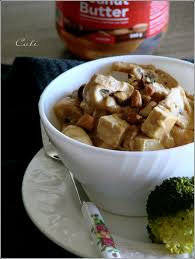 Tofu Champignons Au Beurre De Cacahuetes Vanille Poivre Rose Beurre De Cacahuetes Tofu Cacahuetes