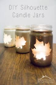 Diy Silhouette Candle Jars Practically Functional Diy Candle Jars Mason Jar Diy Mason Jar Diy Projects