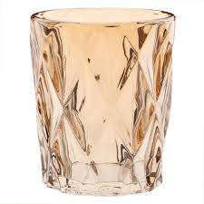 Gobelet En Verre Ambre Effet Diamant Maisons Du Monde Maison Du Monde Accessoires Salle De Bain Meuble De Style