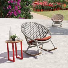 Evian Round Back Rocking Chair Lounge Chair Outdoor Rocking Chair Outdoor Rocking Chairs