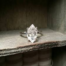 59 Unique Engagement Rings Wedding Bands For Women Raw Diamond Engagement Rings Raw Diamond Rings Herkimer Diamond Ring