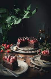 Grain Free Chocolate Raspberry Cake The Kitchen Mccabe Recipe Food Photography Cake Food Photography Dessert Chocolate Raspberry Cake