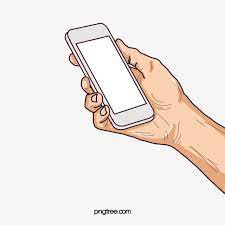 The Hand Holding A Cell Phone Png And Psd Hand Holding Phone Clip Art Money Icons