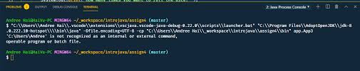 The git bash shell was installed with git for windows and has not been modified. Git Bash Failed To Execute Run Debug When Window Username Have Blank Space Issue 678 Microsoft Vscode Java Debug Github