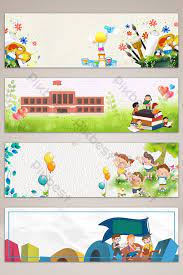 عطلة الشتاء الكرتون التعليم والتدريب راية الملصقات الخلفية خلفيات psd تحميل مجاني pikbest in 2020 holiday cartoon winter holidays education and training