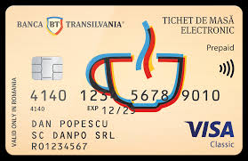 Numr tichete baza de calcul impozit se determina conform relaiei: Cardul De Masa Bt Solutia Ta De Cumparaturi De La Banca Transilvania