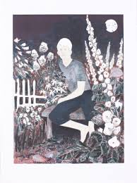 hernan bas the albino in the moonlight garden
