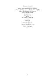 1 Lourenco Noronha Lektor 1974 2009 Fur Swahili Literatur Am