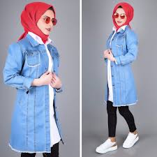 Sik Tesettur Kot Ceket Modelleri Moda Tesettur Giyim Kot Ceket Moda Kotlar