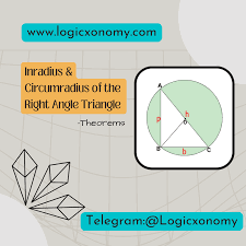 Formula To Find The Area Of Right Angle Triangle Given Circum Radius And In  Radius - Youtube