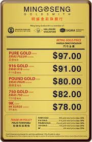 Harga emas per gram hari ini, pada 13 januari 2020, harga emas 22 karat per gramnya berada di angka rp683.713 dengan harga beli emas hari ini cara ini mengharuskan kamu menggosokkan bagian jari dengan emas. Harga Emas 916 Hari Ini 2020 Harga Emas 916 Hari Ini Untuk Arrahnu Harga Emas Malaysia U Uso O UË†uÆ' Spot Harga Emas Hari Ini Market Open Denzel Dd