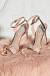 Rose Gold Pink Prom Shoes