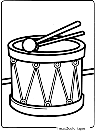 Mes Premiers Coloriages Un Petit Tambour A Imprimer