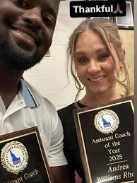 Congratulations to Shane and Andrea Williams-Rhodes! Both were honored as  Idaho Assistant Coaches of the Year. We're incredibly fortunate to have  this dynamic duo leading and inspiring at @chs.wildcats! #WeAreNampa #NSD131