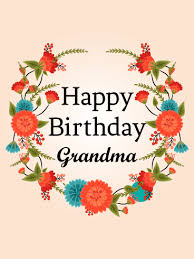This tutorial shows how to make birthday card for grandma. Cute Red Flower Birthday Card For Grandma Birthday Greeting Cards By Davia