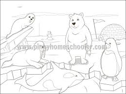These coloring pages the perfect addition to your animals and/or habitats unit! Free Polar Region Animals Coloring Pages The Pinay Homeschooler
