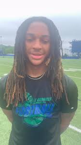Jajuan Sturgis of Sussex Central and Emory Womack of St. Georges treasure  DFRC Blue-Gold experience, ready for Friday game at Delaware Stadium. More 