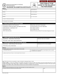 When they ask for state tax id and ein? 149 Sales Use Tax Exemption Certificate