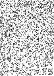 Keith Haring Coloring Pages Az Coloring Pages Throughout The Most Elegant Keith Haring Coloring Pages Intended To E Keith Haring Art Haring Art Keith Haring