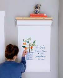 Rettel Roller Watercolor Art Diy Home Decor Spring Home Decor Ideas Inspirational Wall Decor Spring Home Decor Watercolor Art Diy