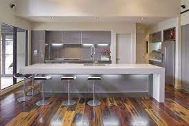 Looking for ways to disguise a kitchen soffit? Matakana Kitchen Kitchen Soffit Modern Kitchen Island Modern Kitchen Trends