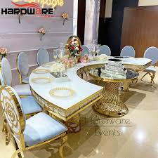 Pro shop = ext 1; China Luxury Royal Mdf Top Stainless Steel Base Half Room Dining Table China Dining Table Legs Stainless Steel Round Stone Top Dining Tables