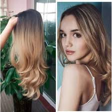 The genes that code for blonde or dark hair are completely separate from the gene that codes for the appearance of red hair. Ersiman Ombre Blonde Curly Wavy Synthetic Hair Wig For Women Dark Hair Honey Blonde Amazon De Beauty