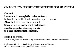 Edith Sodergran Swedish Finnish Poet Words Wordsmith Poetry