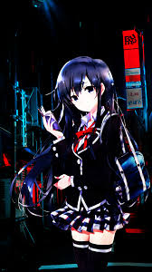 Winter, coffee, blue eyes, snow, yukino yukinoshita, girl, train, my teen romantic comedy snafu, anime, black hair, long hair wallpaper. Wallpaper Anime Girls Waifu2x Yukinoshita Yukino Yahari Ore No Seishun Love Comedy Wa Machigatteiru 1080x1920 Dsgé—ªçƒ 1948357 Hd Wallpapers Wallhere