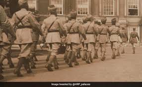 Indian Troops At UK Palace
